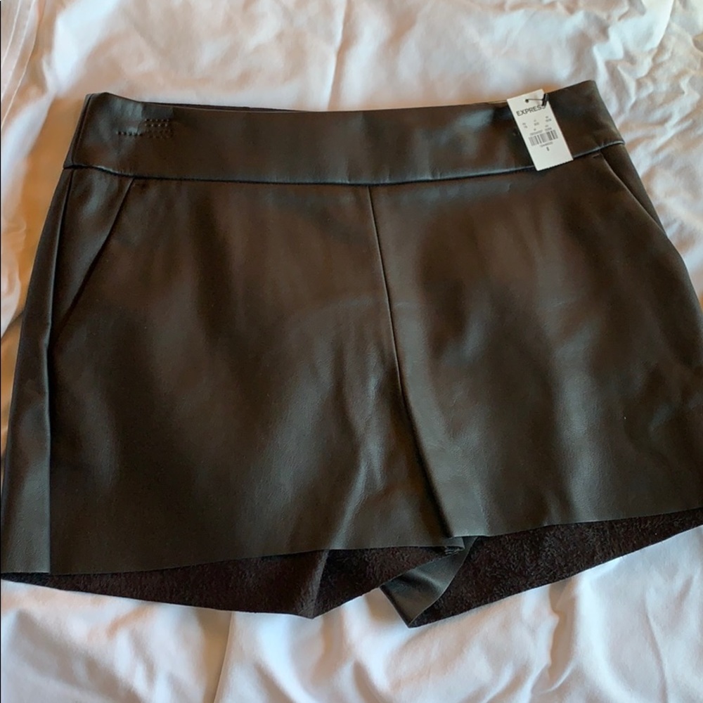 Express leather pants